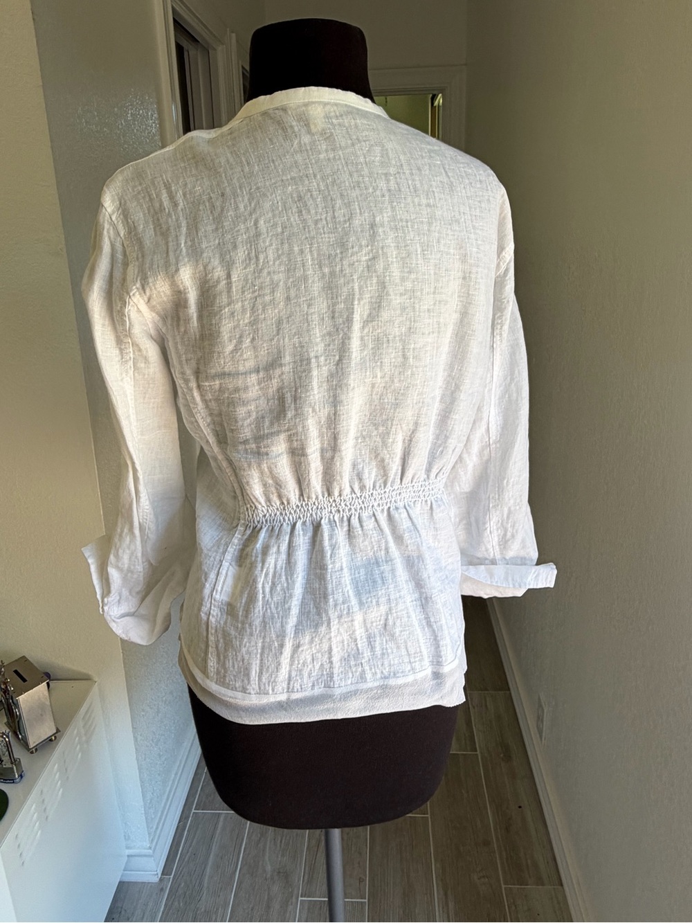 Eileen fisher lightweight White Women's Linen jacket - Picture 4 of 6